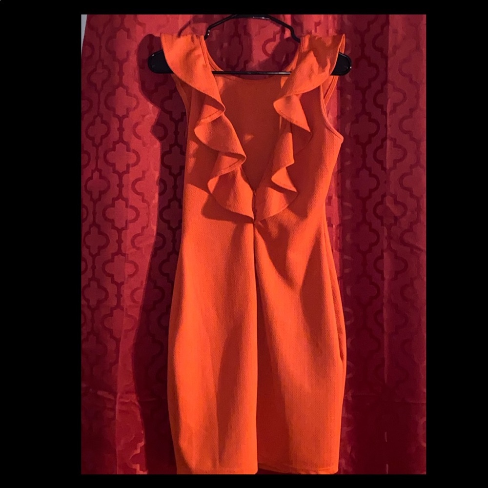 Orange dress